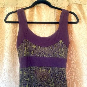 Ankle length dress, bamboo, hand tailored & hand made in Peru, size small